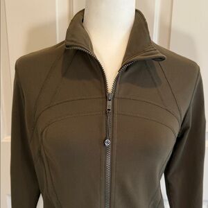 Women's Olive Lululemon Define Jacket Size 10